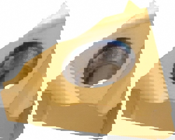 Laydown Threading Insert: 16 IR 14 UN MXC/GOLD, Solid Carbide