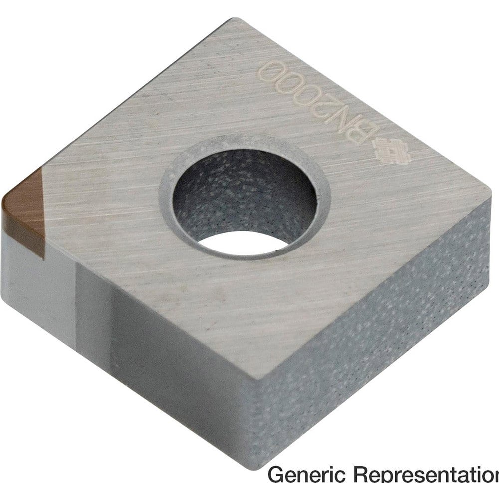 Turning Inserts; Relief Angle: 0.000 ; Insert Style: SNMA ; Corner Radius (mm): 0.40 ; Manufacturer Grade: BN7000 ; Coating/Finish: Uncoated ; Insert Hand: Neutral