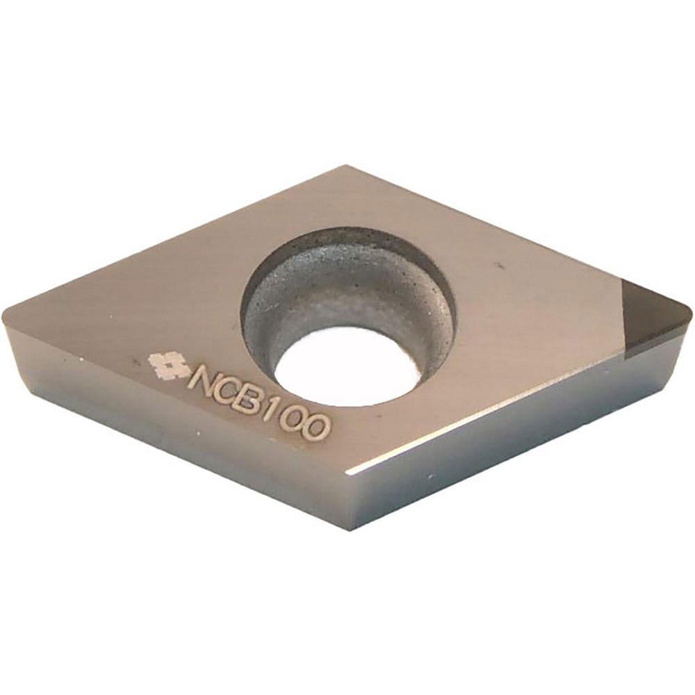 Turning Inserts; Relief Angle: 7 ; Insert Style: DCG ; Corner Radius (mm): 0.40 ; Corner Radius (Decimal Inch): 0.0157 ; Included Angle: 55.0 ; Manufacturer Grade: NCB100