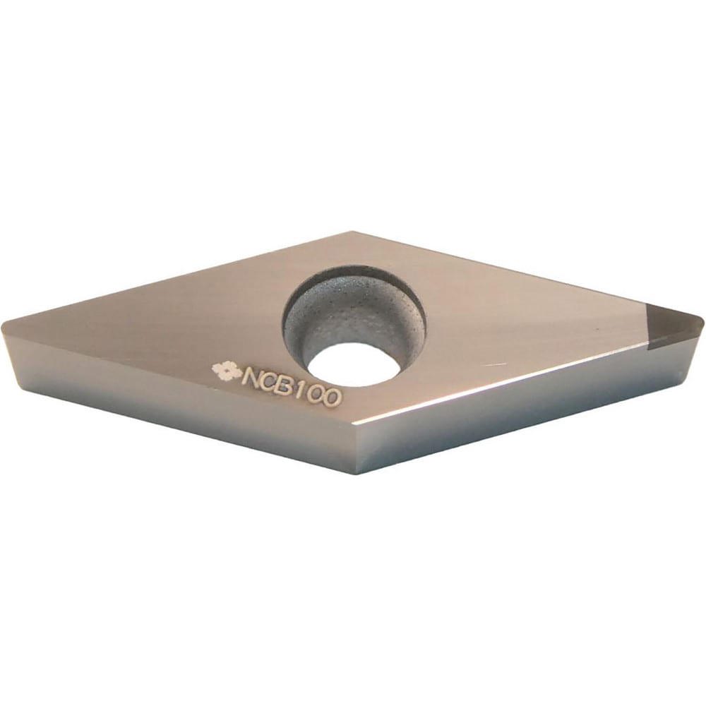 Turning Inserts; Relief Angle: 5 ; Insert Style: VBG ; Corner Radius (mm): 0.40 ; Corner Radius (Decimal Inch): 0.0157 ; Included Angle: 35.0 ; Manufacturer Grade: NCB100