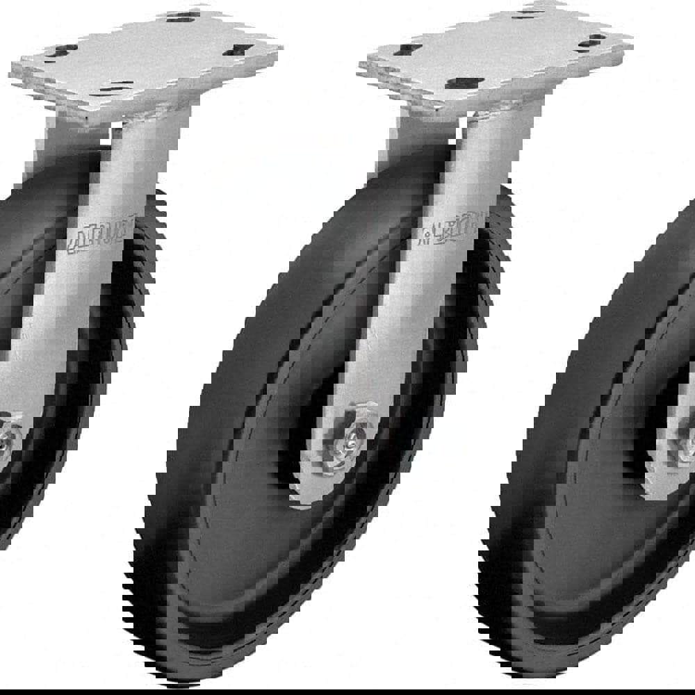Rigid Top Plate Caster: Polypropylene, 6