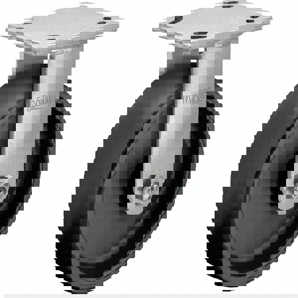 Rigid Top Plate Caster: Polypropylene, 8