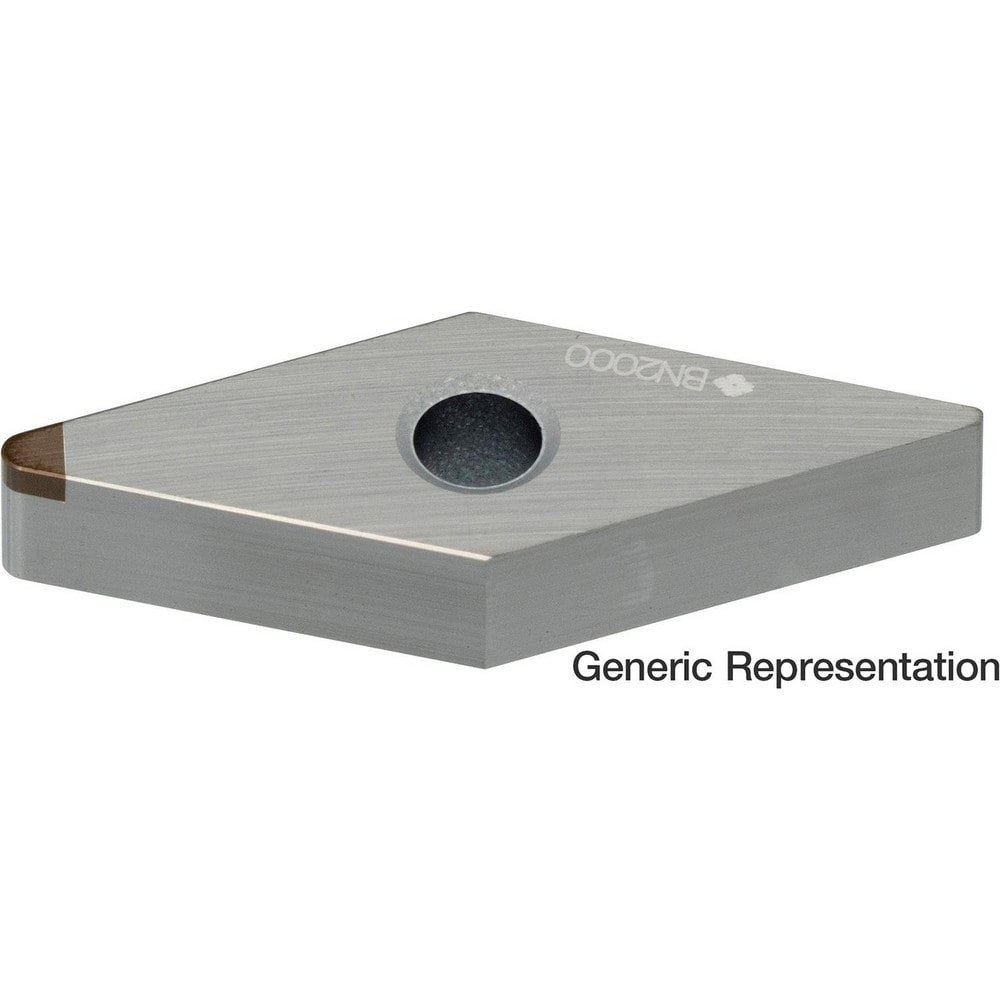 Turning Inserts; Relief Angle: 0.000 ; Insert Style: VNGA ; Corner Radius (mm): 0.40 ; Manufacturer Grade: BN7115 ; Coating/Finish: Uncoated ; Insert Hand: Neutral