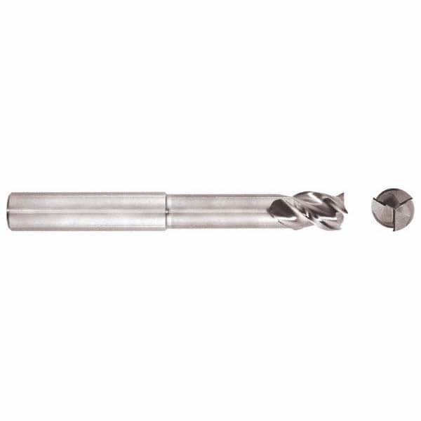 Square End Mill: 1'' Dia, 1-1/4'' LOC, 1'' Shank Dia, 6'' OAL, 3 Flutes, Solid Carbide