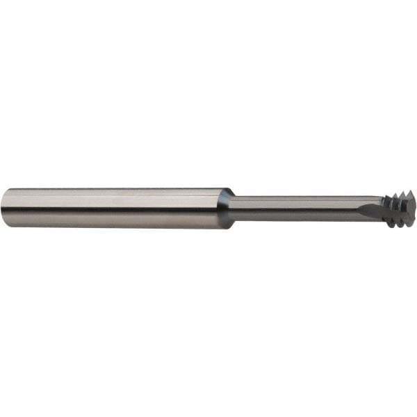 Helical Flute Thread Mill: 1/2-20, Internal/External, 3 Flute, 3/8