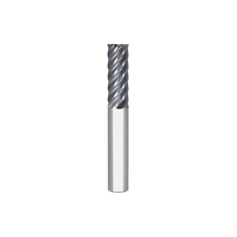 Square End Mill: 3.00 mm Dia, 12.00 mm LOC, 6 Flute, Solid Carbide