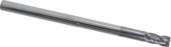 Corner Radius End Mill: 1/4