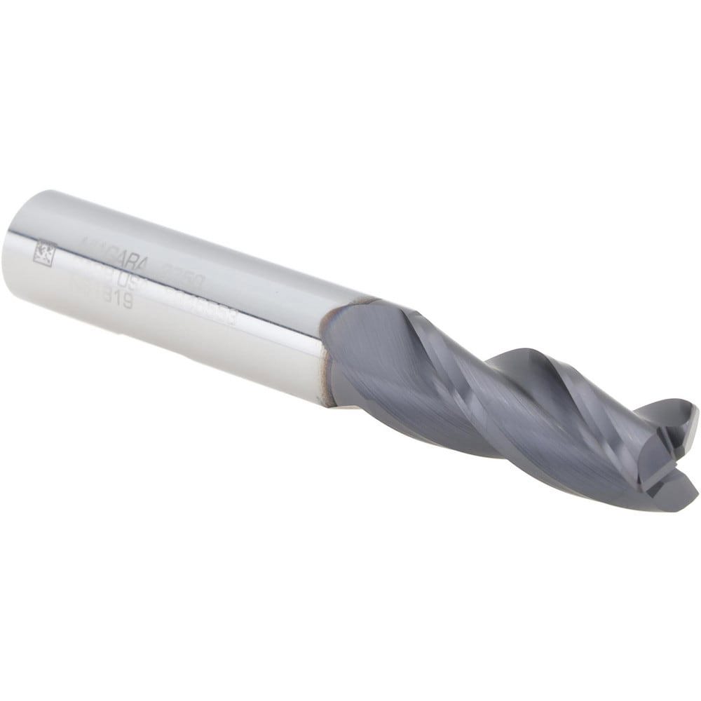 Corner Radius End Mill: 3/8