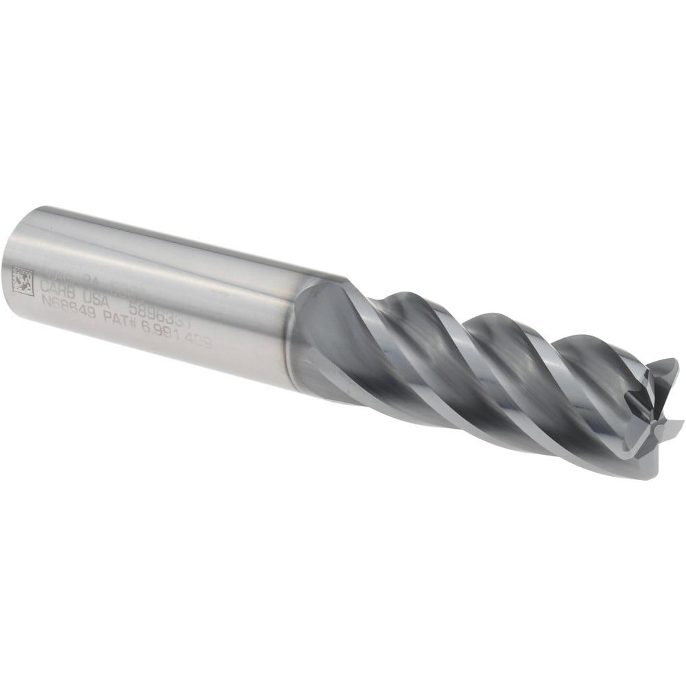 Corner Radius End Mill: 1/2