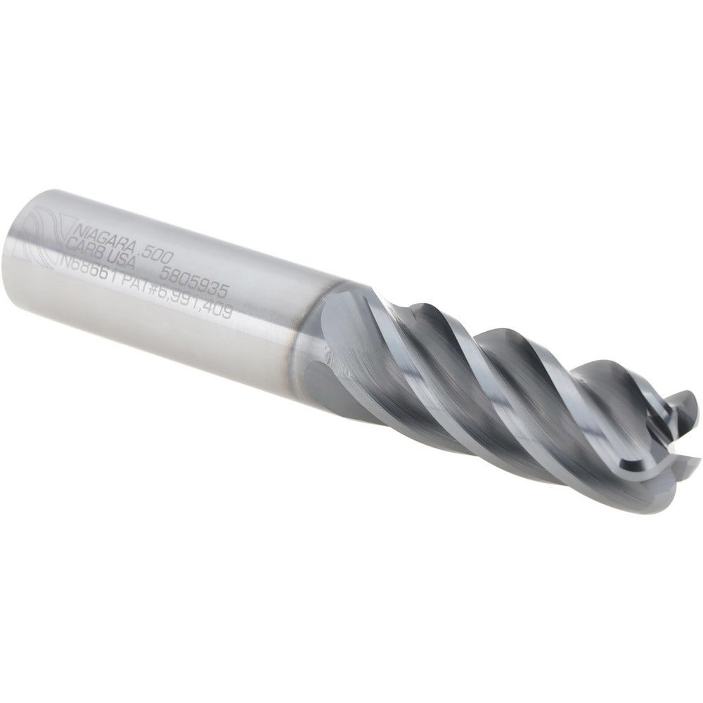 Corner Radius End Mill: 1/2
