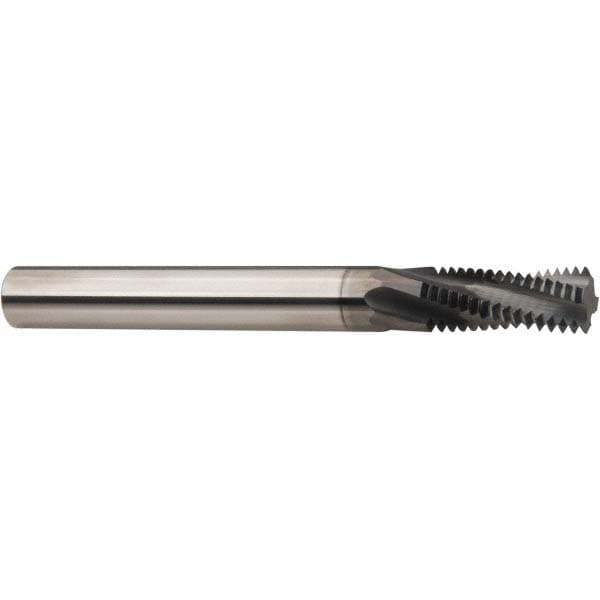 Helical Flute Thread Mill: M24x3, Internal/External, 4 Flute, 5/8