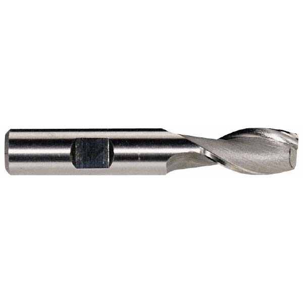 Square End Mill: 1-1/2'' Dia, 1-5/8'' LOC, 1-1/4'' Shank Dia, 4-1/8'' OAL, 2 Flutes, Cobalt