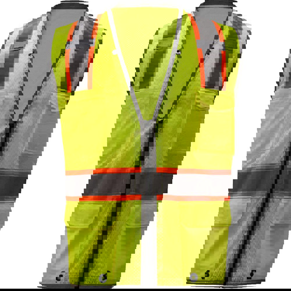 High Visibility Vest: 2X-Large & 3X-Large, General Purpose Vest, ANSI Class 2