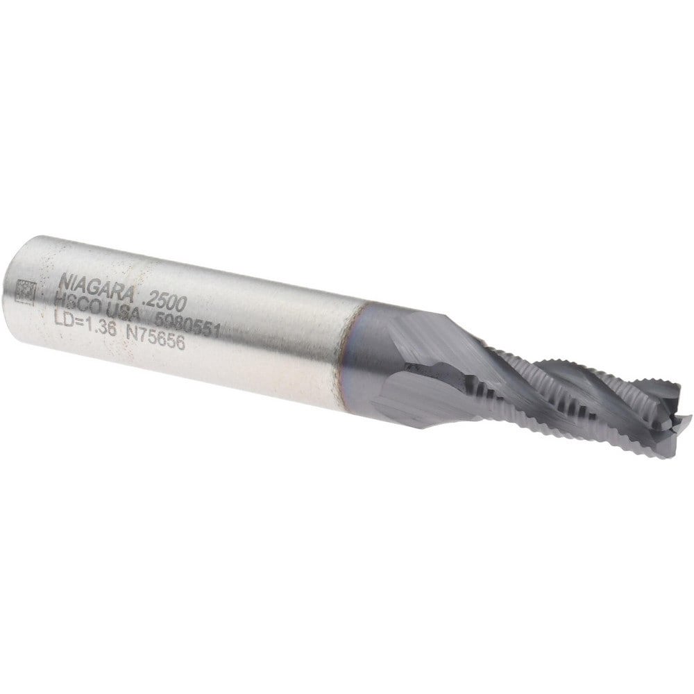 Roughing End Mill: 1/4