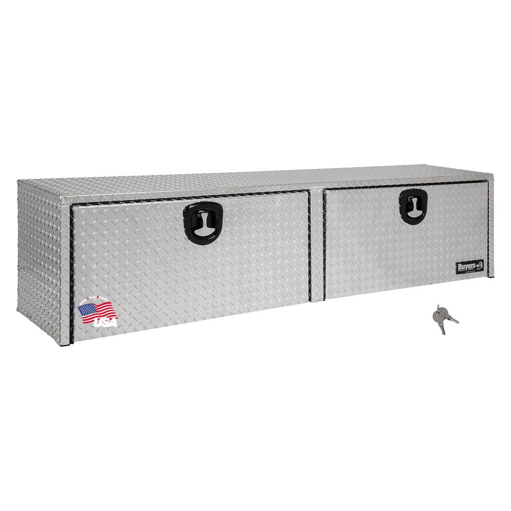 Truck Tool Storage Units; Type: Topside Box ; For Use With: Trucks ; Storage Capacity (Cu. Ft.): 11.9 ; Color: Silver ; Material: Aluminum ; With Lid: No