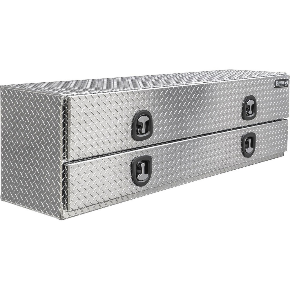 Truck Tool Storage Units; Type: Contractor Box ; For Use With: Trucks ; Storage Capacity (Cu. Ft.): 19.1 ; Color: Silver ; Material: Aluminum ; Locking Mechanism: Latch
