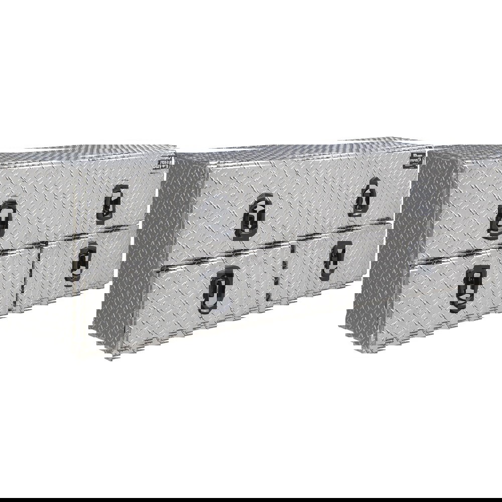 Truck Tool Storage Units; Type: Contractor Box ; For Use With: Trucks ; Storage Capacity (Cu. Ft.): 15.75 ; Color: Diamond Silver ; Material: Aluminum ; Locking Mechanism: Latch