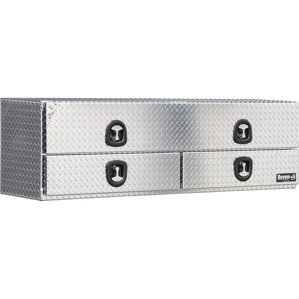 Truck Tool Storage Units; Type: Contractor Box ; For Use With: Trucks ; Storage Capacity (Cu. Ft.): 19.5 ; Color: Silver ; Material: Aluminum ; Locking Mechanism: Latch