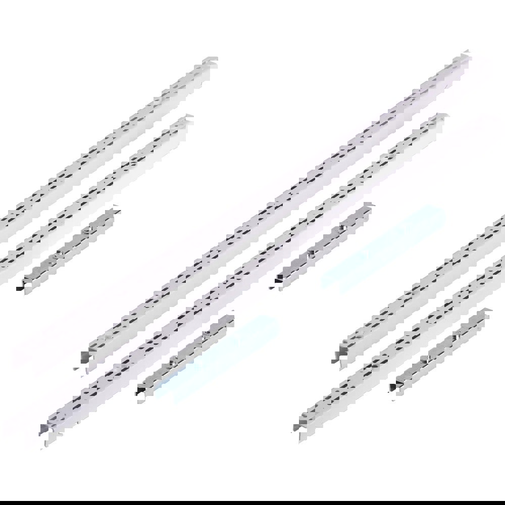 Open Shelving Accessories & Components; Component Type: Vertical Hang Rail & Mounting Hardware ; For Use With: Large & Heavy Items to Secure on a Wall ; Material: Epoxy Coated Steel ; Height (Inch): 31-1/2 ; Color: White ; Finish: Epoxy