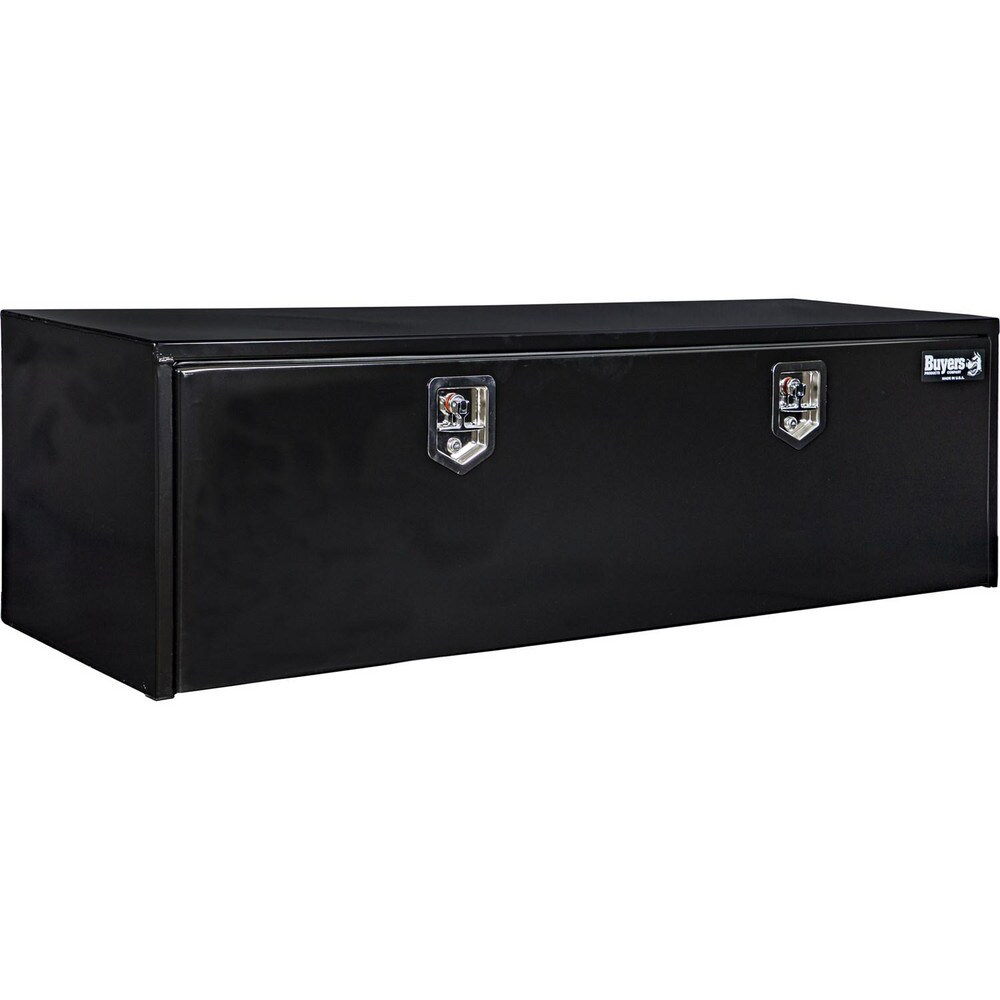 Truck Tool Storage Units; Type: Underbody Box ; For Use With: Trucks ; Storage Capacity (Cu. Ft.): 12.3 ; Color: Gloss Black ; Material: Carbon Steel ; Locking Mechanism: Latch