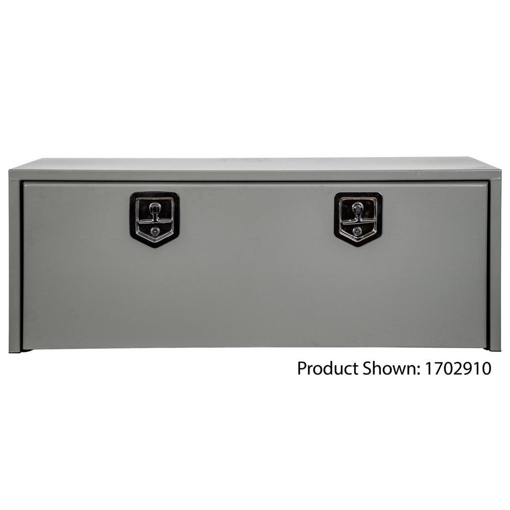 Truck Tool Storage Units; Type: Underbody Box ; For Use With: Trucks ; Storage Capacity (Cu. Ft.): 8.94 ; Color: Silver ; Material: Carbon Steel ; Locking Mechanism: Latch