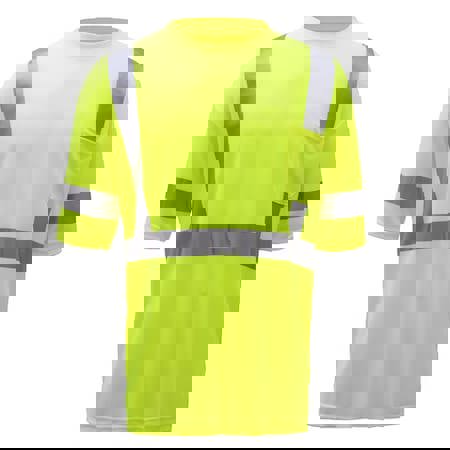 High Visibility Vests; Size: X-Large ; Color: Orange ; Closure Type: Zipper ; Number of Pockets: 6 ; Material Composition: Mesh ; Number of Horizontal Stripes: 4