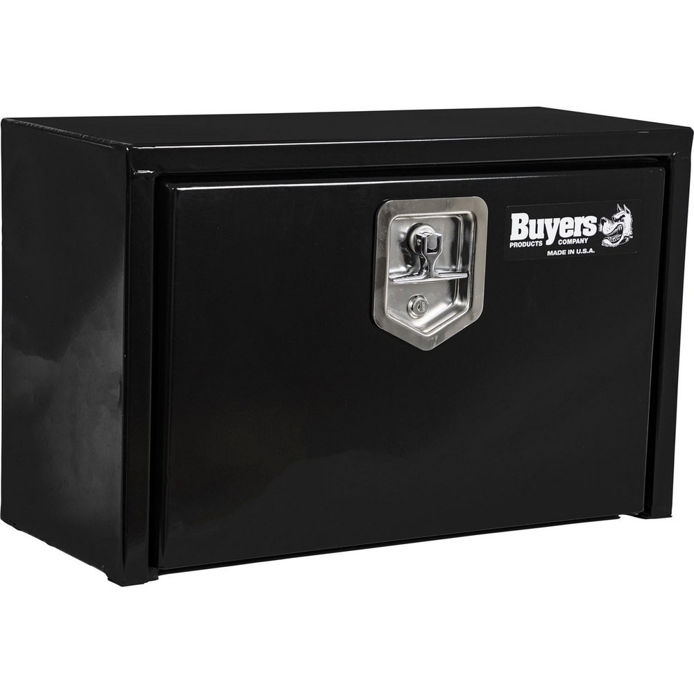 Truck Tool Storage Units; Type: Underbody Box ; For Use With: Trucks ; Storage Capacity (Cu. Ft.): 2.07 ; Color: Gloss Black ; Material: Carbon Steel ; Locking Mechanism: Latch