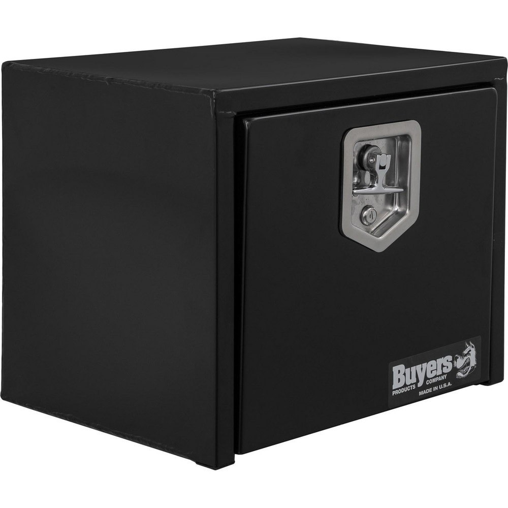Truck Tool Storage Units; Type: Underbody Box ; For Use With: Trucks ; Storage Capacity (Cu. Ft.): 2.01 ; Color: Gloss Black ; Material: Carbon Steel ; Locking Mechanism: Latch