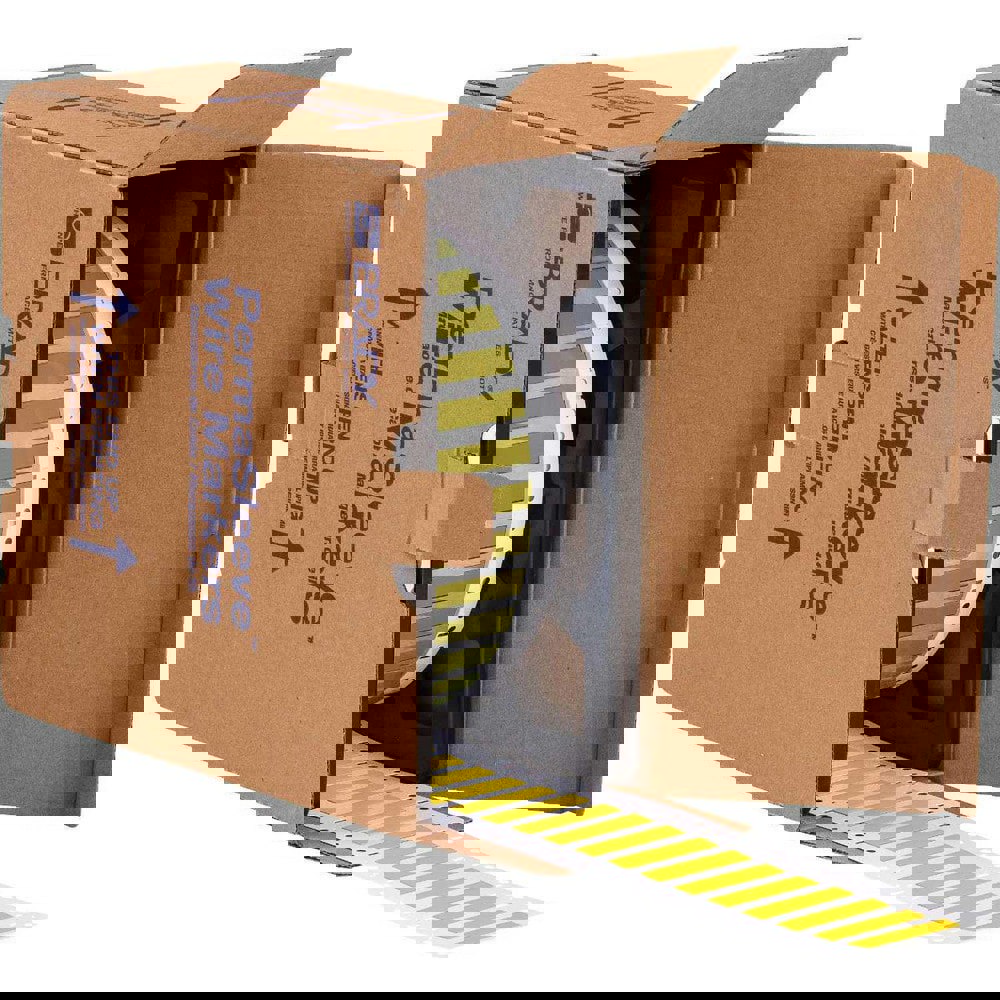 Wire Marker Tag Tape & Dispensers; Wire Marker Tape/Dispenser Type: Cable Wrap Sheet Labels ; Tape Style: Printable ; Tape Material: Polyolefin ; Background Color: Yellow ; Maximum Operating Temperature (F): 275 ; Minimum Operating Temperature (F): -67
