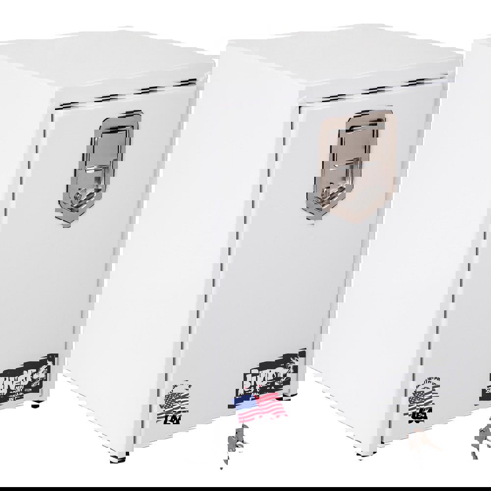 Truck Tool Storage Units; Type: Underbody Box ; For Use With: Tool Storage ; Storage Capacity (Cu. Ft.): 3.37 ; Color: White ; Material: Carbon Steel ; Locking Mechanism: Latch
