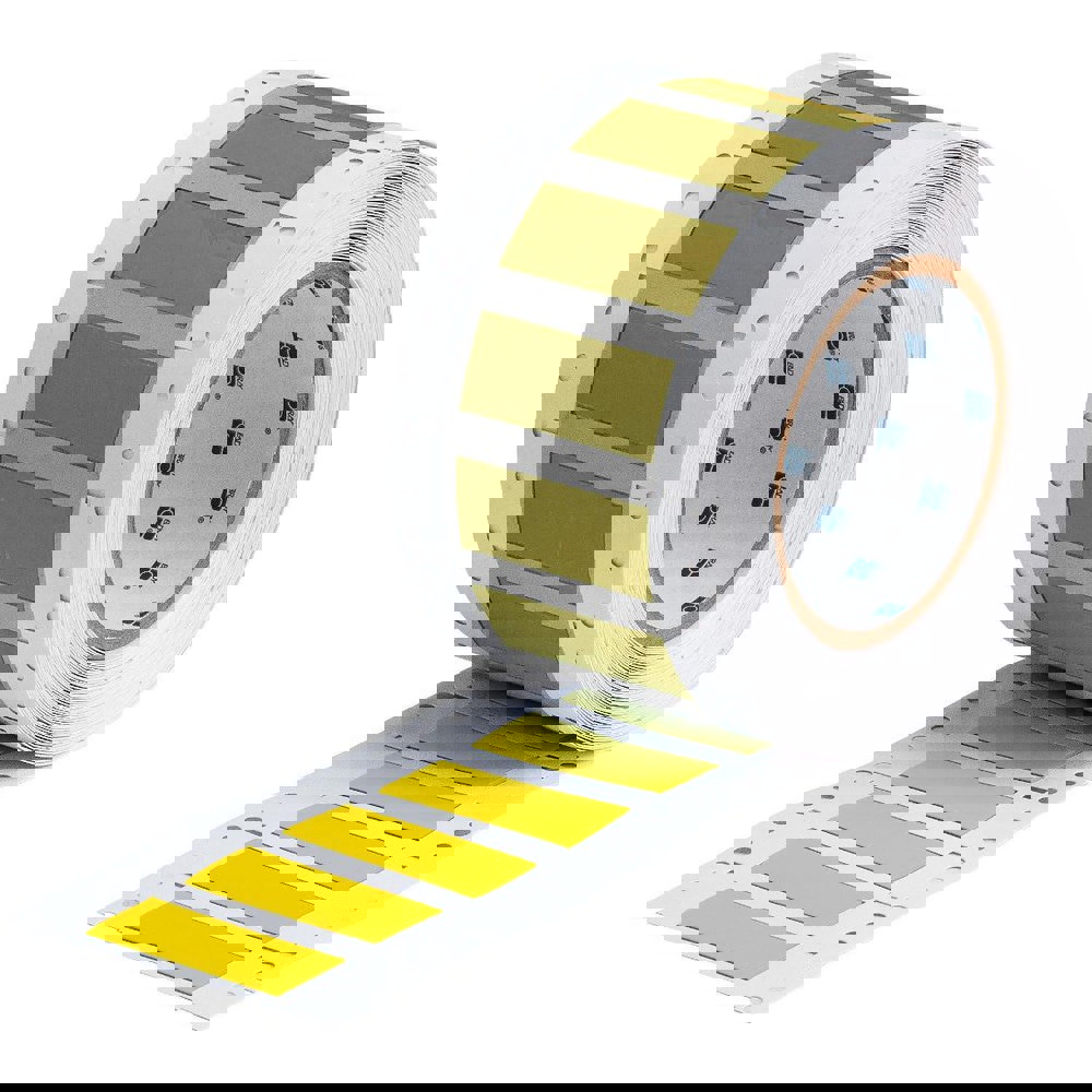 Wire Marker Tag Tape & Dispensers; Wire Marker Tape/Dispenser Type: Cable Wrap Sheet Labels ; Tape Style: Printable ; Tape Material: Polyolefin ; Background Color: Yellow ; Maximum Operating Temperature (F): 275 ; Minimum Operating Temperature (F): -67