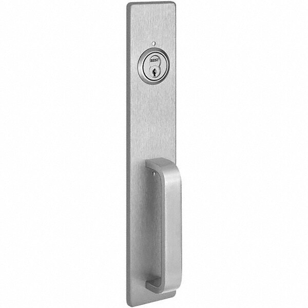 Satin Stainless Steel Finish, Steel Thumb Piece/Pull Trim