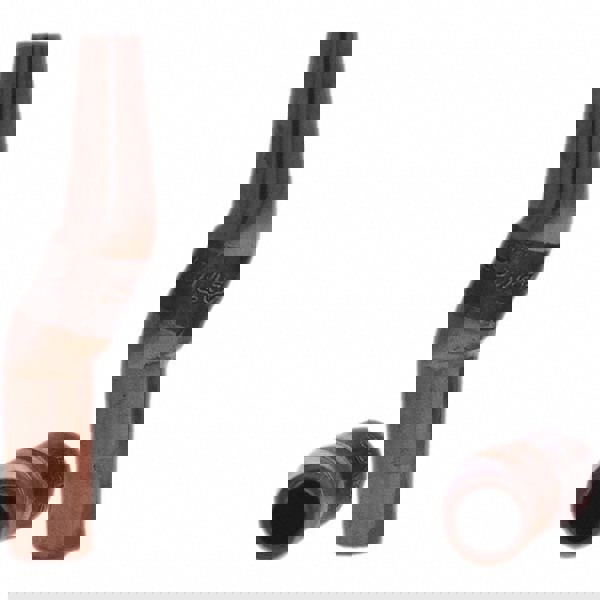 Spot Welder Tips; Tip Type: Misc Double Bend Tip C Nose (Flat) ; Material: RWMA Class 2 - C18200