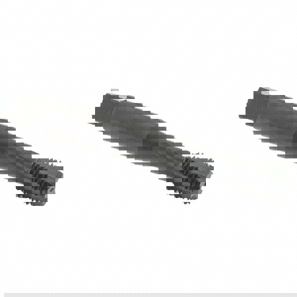 Spiral Flute Tap: 3/8-24 UNF, 3 Flutes, Modified Bottoming, 2B Class of Fit, Powdered Metal, Oxide Coated