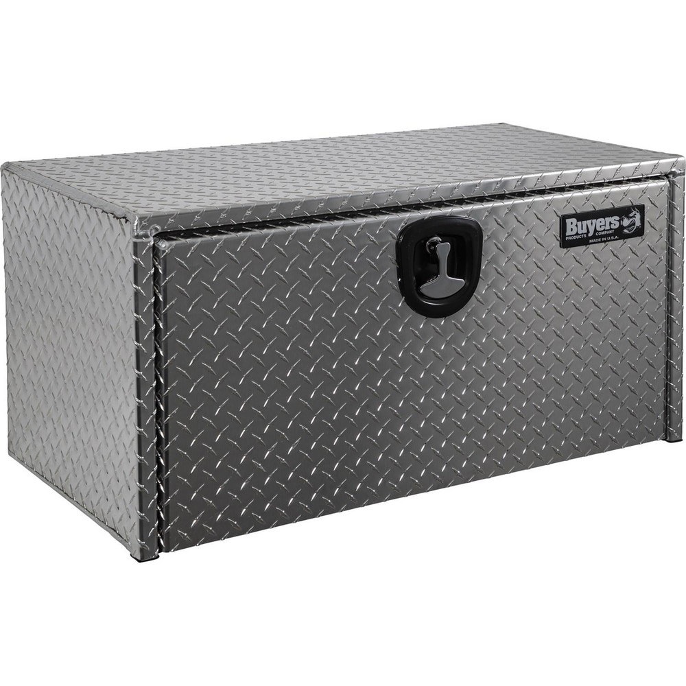 Truck Tool Storage Units; Type: Underbody Box ; For Use With: Trucks ; Storage Capacity (Cu. Ft.): 8.94 ; Color: Silver ; Material: Aluminum ; Locking Mechanism: Latch