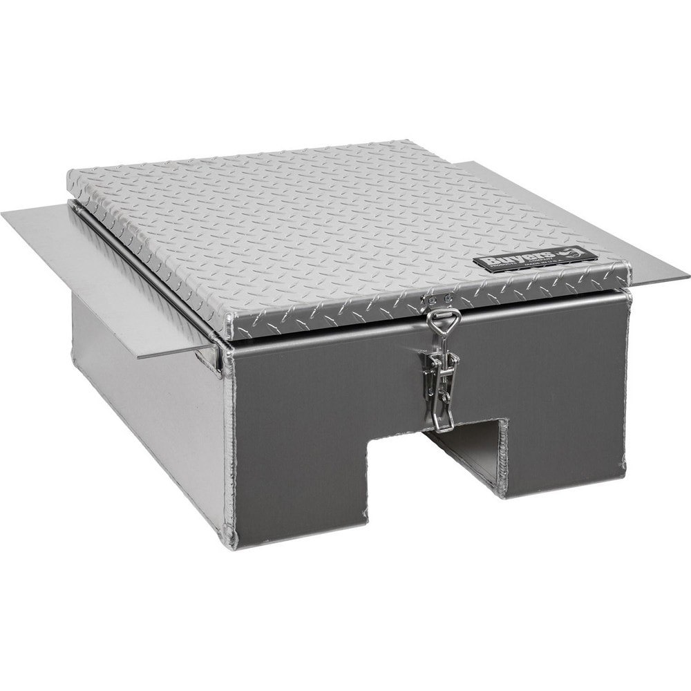 Truck Tool Storage Units; Type: Innerside Box ; For Use With: Trucks ; Storage Capacity (Cu. Ft.): 3.64 ; Color: Silver ; Material: Aluminum ; Locking Mechanism: Latch; Padlockable