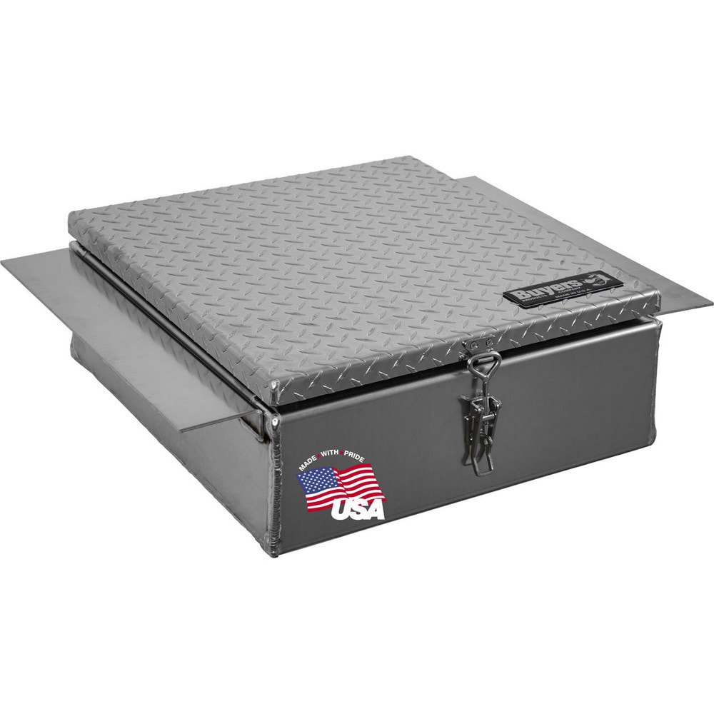 Truck Tool Storage Units; Type: Innerside Box ; For Use With: Trucks ; Storage Capacity (Cu. Ft.): 2.7 ; Color: Silver ; Material: Aluminum ; Locking Mechanism: Latch