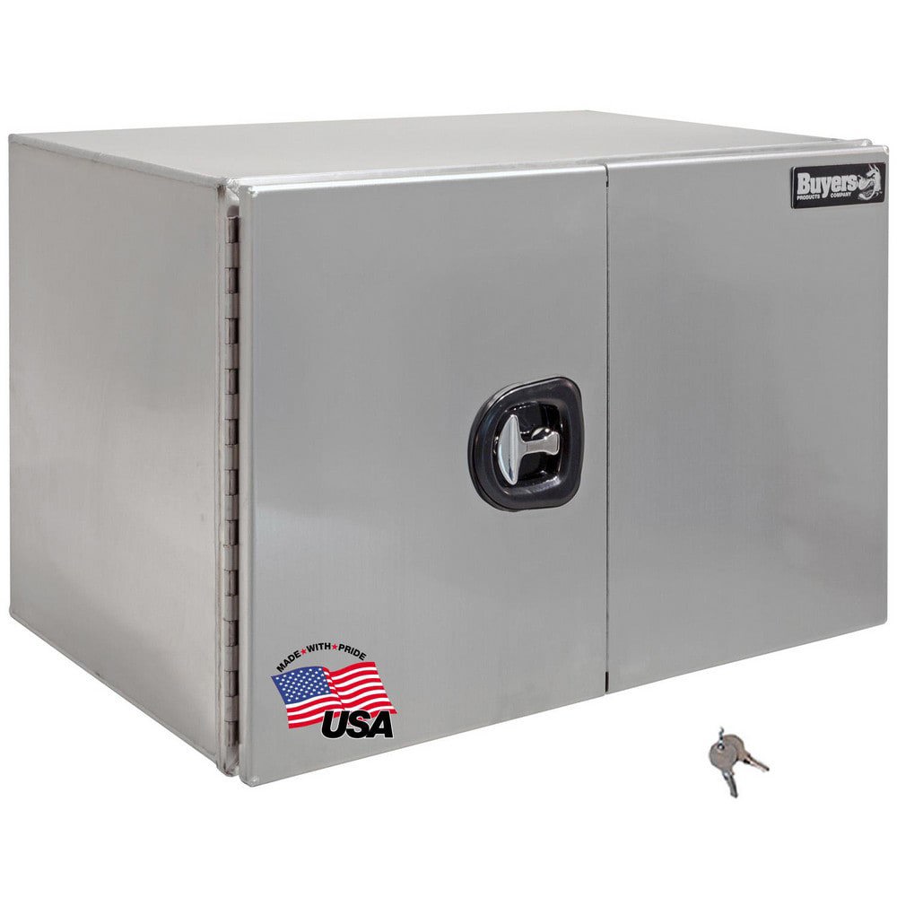 Truck Tool Storage Units; Type: Underbody Box ; For Use With: Trucks ; Storage Capacity (Cu. Ft.): 11.9 ; Color: Silver ; Material: Aluminum ; With Lid: No