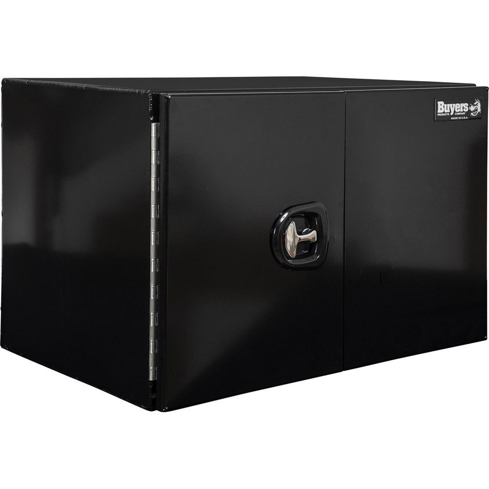 Truck Tool Storage Units; Type: Underbody Box ; For Use With: Trucks ; Storage Capacity (Cu. Ft.): 11.9 ; Color: Gloss Black ; Material: Aluminum ; Locking Mechanism: Latch