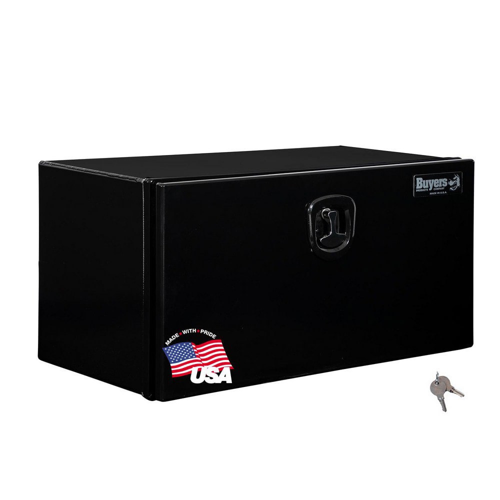 Truck Tool Storage Units; Type: Underbody Box ; For Use With: Tool Storage ; Storage Capacity (Cu. Ft.): 6.75 ; Color: Black ; Material: Aluminum ; Locking Mechanism: Latch