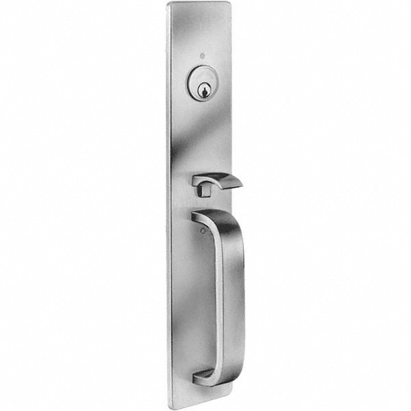 Satin Stainless Steel Finish, Steel Thumb Piece/Pull Trim