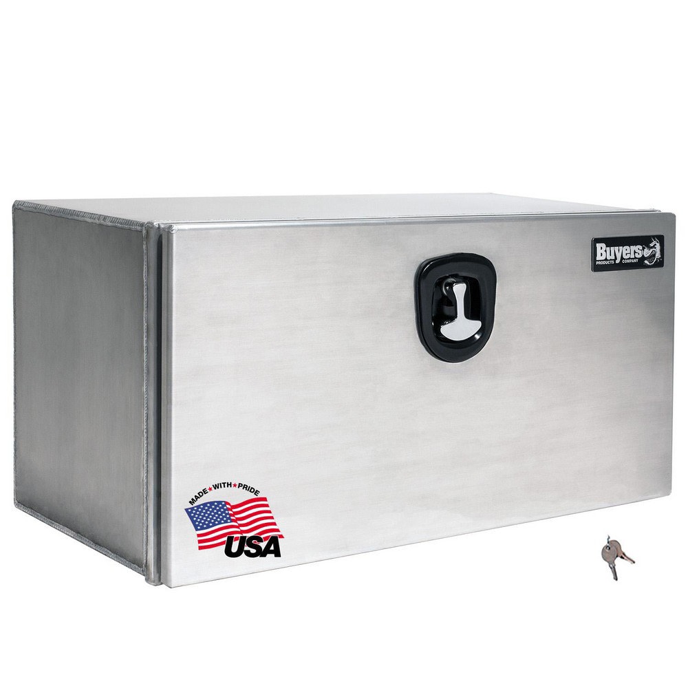 Truck Tool Storage Units; Type: Underbody Box ; For Use With: Tool Storage ; Storage Capacity (Cu. Ft.): 5.62 ; Color: Silver ; Material: Aluminum ; Locking Mechanism: Latch