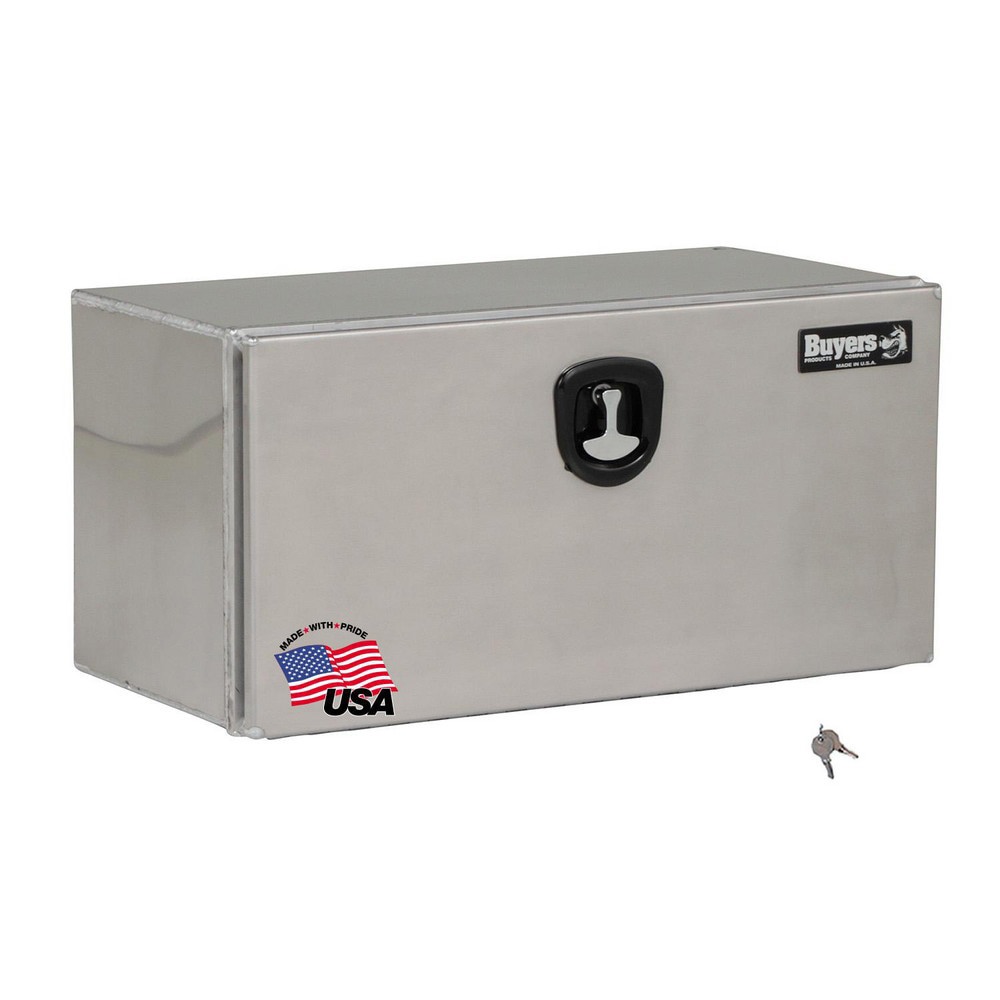 Truck Tool Storage Units; Type: Underbody Box ; For Use With: Tool Storage ; Storage Capacity (Cu. Ft.): 6.75 ; Color: Silver ; Material: Aluminum ; Locking Mechanism: Latch
