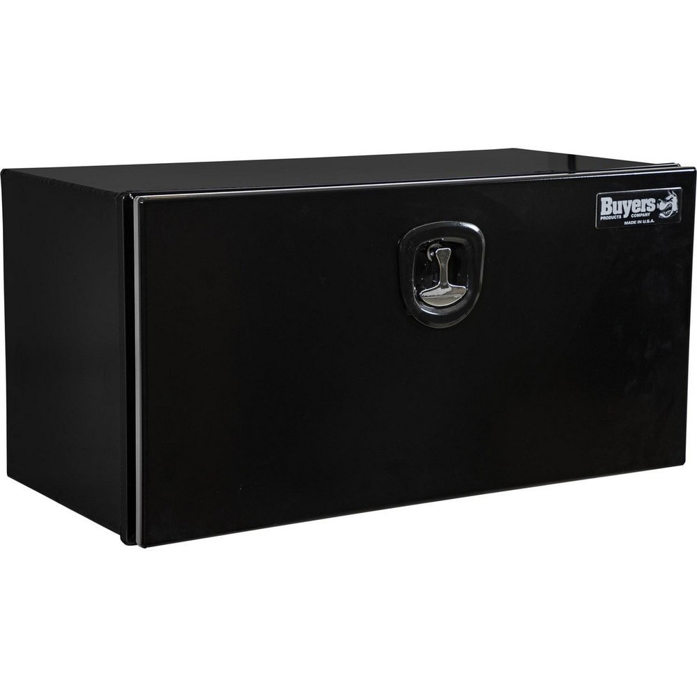 Truck Tool Storage Units; Type: Underbody Box ; For Use With: Trucks ; Storage Capacity (Cu. Ft.): 6.7 ; Color: Gloss Black ; Material: Aluminum ; Locking Mechanism: Latch