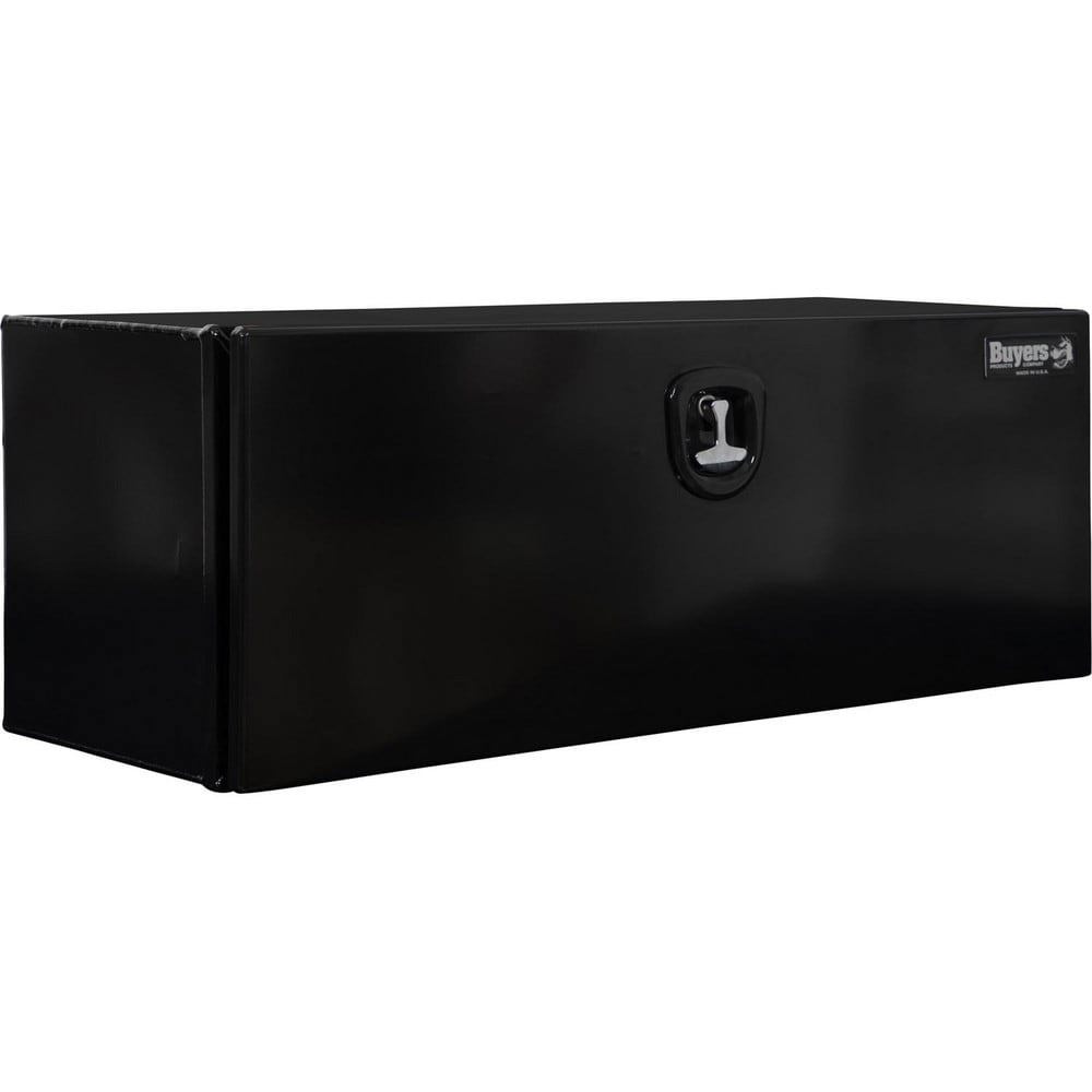 Truck Tool Storage Units; Type: Underbody Box ; For Use With: Trucks ; Storage Capacity (Cu. Ft.): 3.9 ; Color: Gloss Black ; Material: Aluminum ; Locking Mechanism: Latch