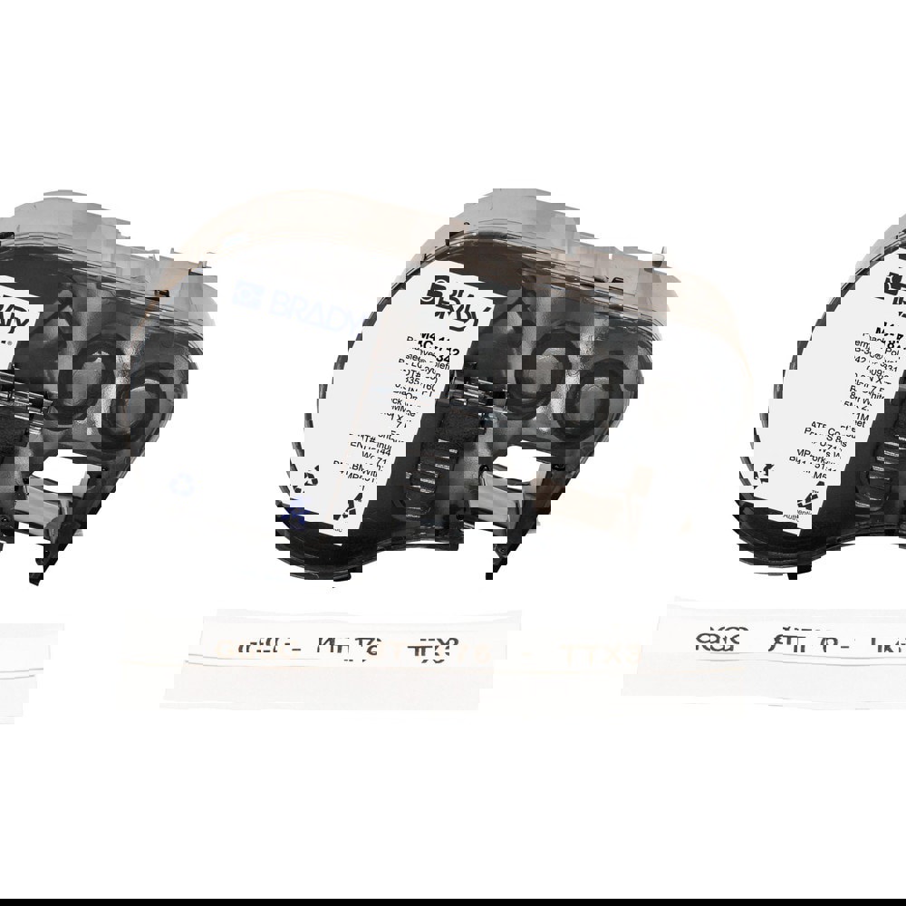 Labels, Ribbons & Tapes; Application: Heat Shrink Labels ; Type: Heat Shrink Labels ; Color Family: White ; Color: Black on White ; Label Diameter (Inch): 3/16 ; For Use With: BMP41; BMP51; BMP53; M511