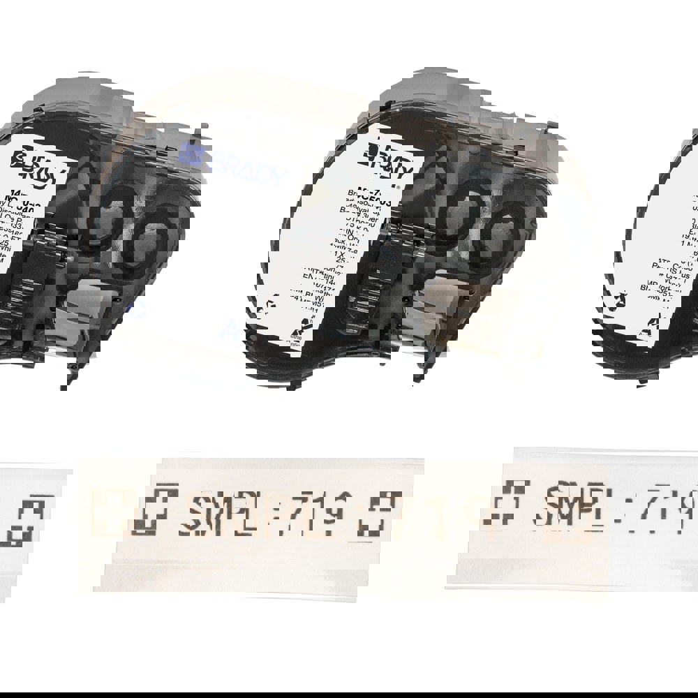 Labels, Ribbons & Tapes; Application: Label Printer Cartridge ; Type: Label Printer Cartridge ; Color Family: White ; Color: Black on White ; For Use With: BMP41; BMP51; BMP53; M511 ; Material: Paper