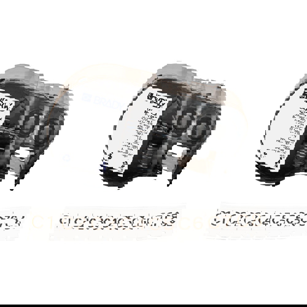 Labels, Ribbons & Tapes; Application: Label Printer Cartridge ; Type: Label Printer Cartridge ; Color Family: White ; Color: Black on White ; For Use With: BMP41; BMP51; BMP53; M511 ; Material: Polypropylene