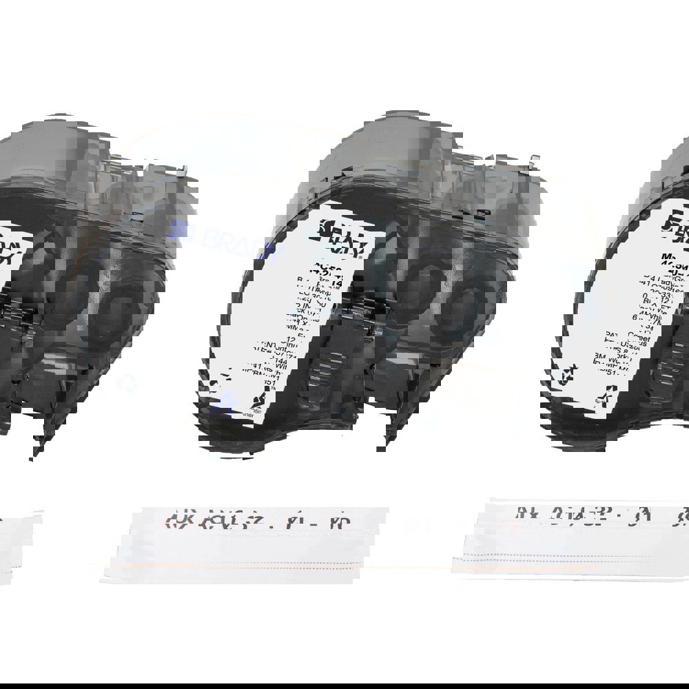 Labels, Ribbons & Tapes; Application: Label Printer Cartridge ; Type: Label Printer Cartridge ; Color Family: White ; Color: Black on White ; For Use With: BMP41; BMP51; BMP53; M511 ; Material: Polyester