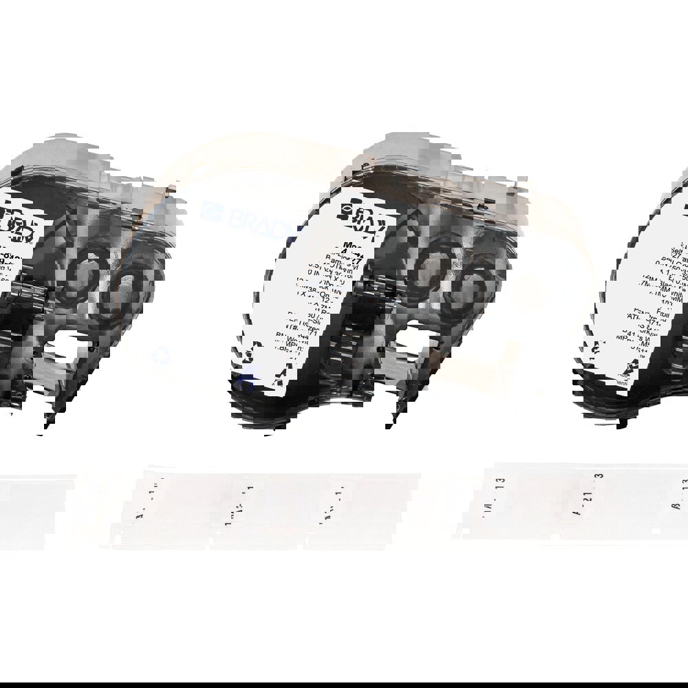 Labels, Ribbons & Tapes; Application: Self-Laminating Labels ; Type: Self-Laminating Labels ; Color Family: White ; Color: Black on White, Clear ; Number Of Labels Per Roll: 180 ; For Use With: BMP41; BMP51; BMP53; M511